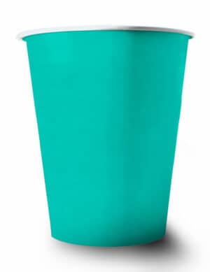 Amerikanische Trinkbecher gross Partydeko 20 Stück türkis 530 ml