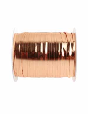 Geschenkband glänzend roségold 10 mm x 25 m