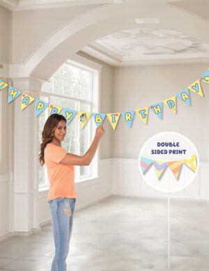 Bluey-Geburtstagsgirlande Lizenzartikel bunt 330cm