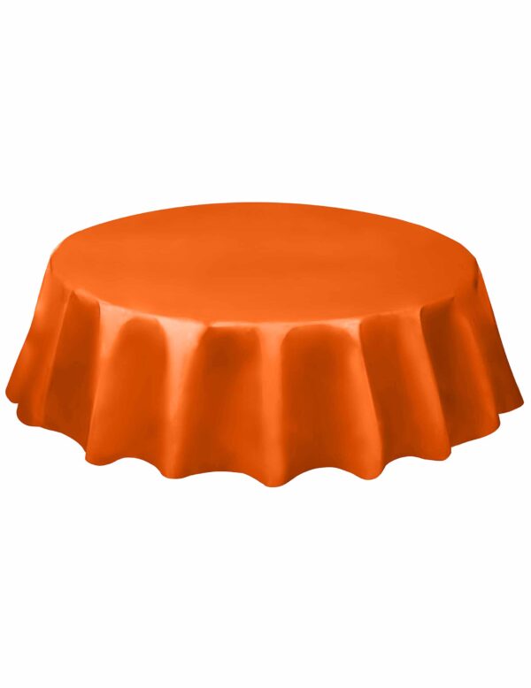 Halloween Tischdecke rundorange 213 cm Durchmesser