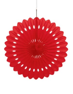 Lampion Hängedeko Partyzubehör rot 40cm