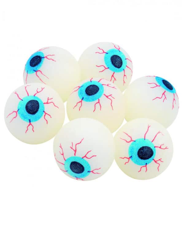 Leuchtball Auge Halloween Party-Deko Flummiball lila-blau 2