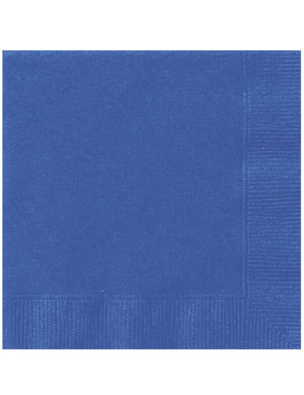 Papierservietten 20 Stück blau 33 x 33 cm