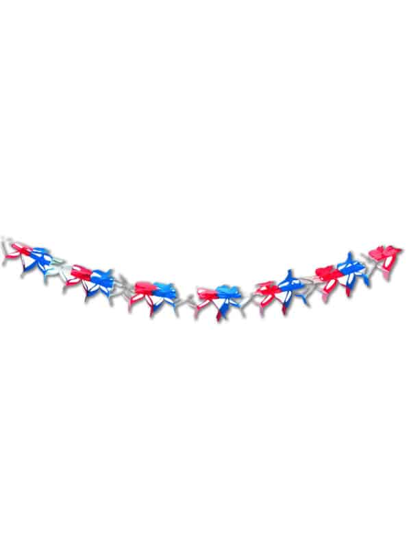 Party Girlande bunt aus feuerfestem Papier 4