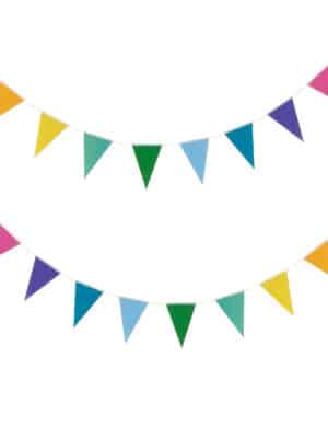 Party Wimpelgirlande bunt