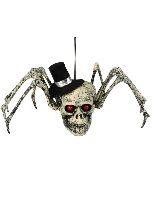 Skelett-Spinne Halloween-Deko 23 x 30 cm