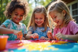 Batiken am Kindergeburtstag: Farbenfroher Spaß