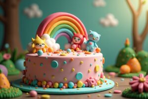 Kreative Tortendeko für den Kindergeburtstag