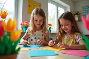 Kreative Tulpen mit Kindern basteln: Bunte DIY-Ideen