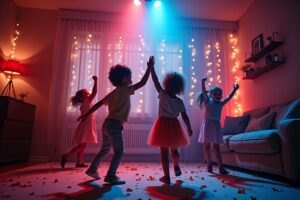 12 Kinderdisco zuhause Ideen