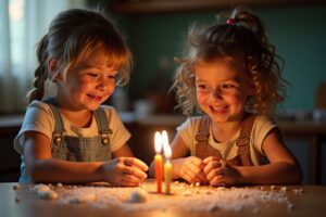 Kerzen basteln Kinder